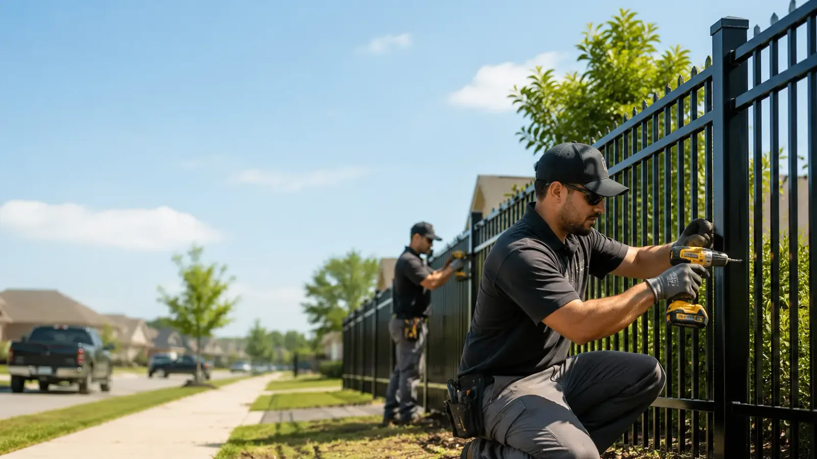 Metal Fence Installation in Dale, TX